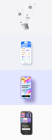 iPhone 16 Pro Clay - 24 Mockups Scenes - Pixel Surplus