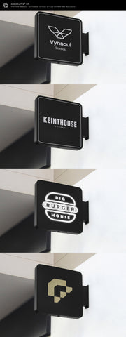 30 Signs & Facade Logo Mockups - V3