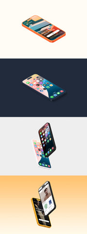 iPhone 16 Pro Clay - 24 Mockups Scenes