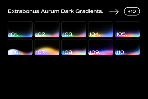 100 Aurum Dark Gradients