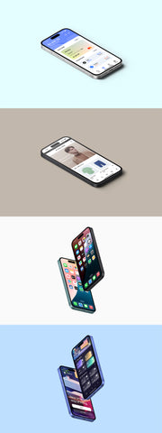 iPhone 16 - 24 Mockups Scenes - Pixel Surplus