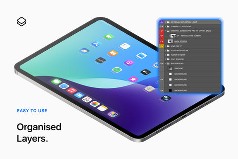 iPad Pro 11" - 21 Mockups Scenes