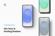 Samsung Galaxy S25 - 24 Mockups Scenes - PSD & FIG