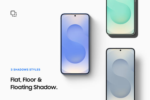 Samsung Galaxy S25 - 24 Mockups Scenes - PSD & FIG