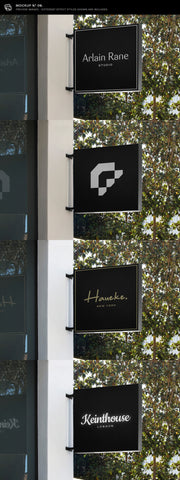 30 Signs & Facade Logo Mockups - V3