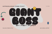 Giant Boss - Free Bubble Font