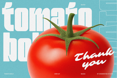 Tomato Bold - Bold Sans Serif & Ink Trap Display