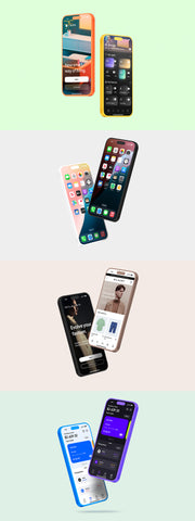 iPhone 16 Pro Clay - 24 Mockups Scenes - Pixel Surplus