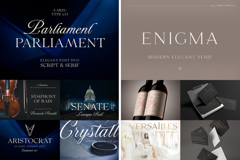The Elegant Serif Font Bundle
