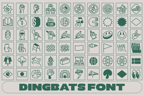 Bhelt | Bold & Dingbats Fonts