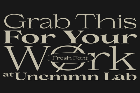 UNCMMN FONT BUNDLE - 52 Premium Fonts