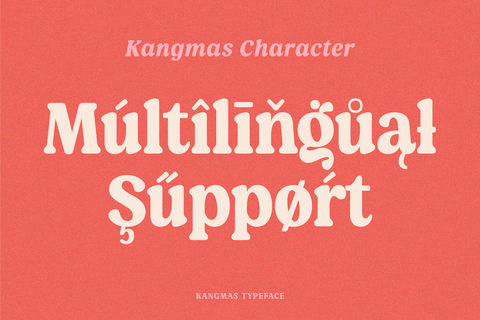 Kangmas - Nostalgic Retro Serif Font