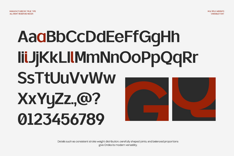 TRT Ontika Variable Sans Serif