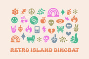 Retro Island - Bold Groovy Font
