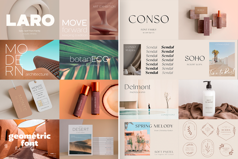 The Modern Font Bundle Vol. 2