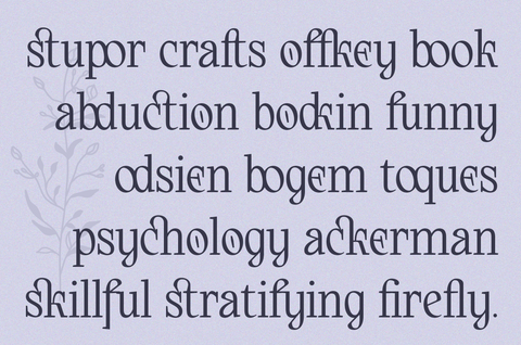 Stockers - Serif Font