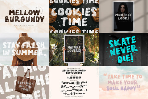 Unique & Fun Display Font Bundle