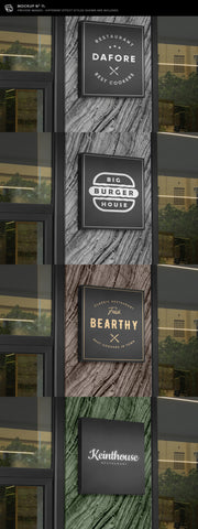 30 Signs & Facade Logo Mockups - V3