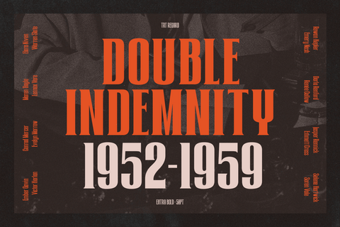 TRT Regard Condensed Display Font