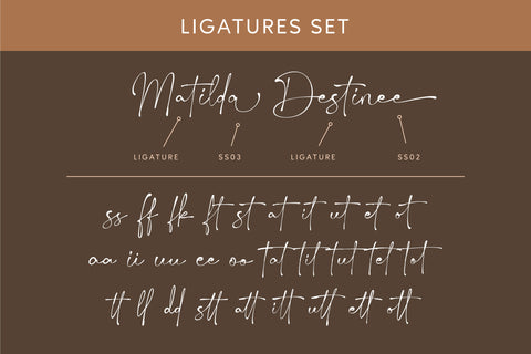 Matilda Destinee - Handwritten Script Font