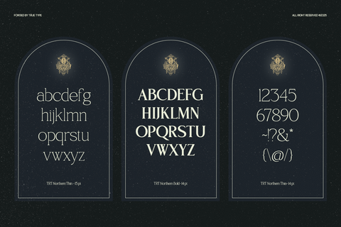 TRT Northem – Elegant Serif Font Family