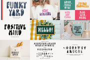 Unique & Fun Display Font Bundle