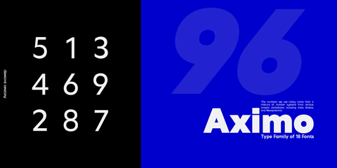 Aximo | Geometric Sans Serif