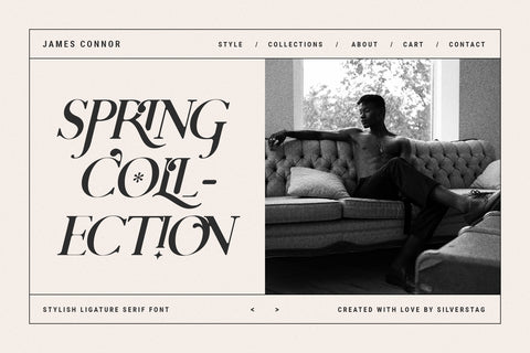 Charles - Chic Ligature Serif Font