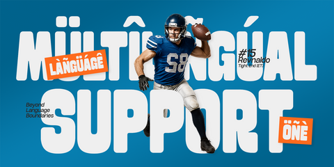 GC Rhygun – Slanted Bold Display