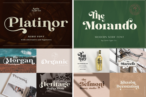 The Elegant Serif Font Bundle