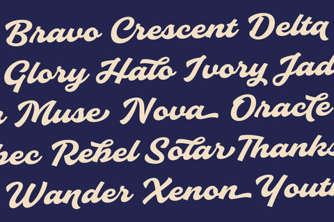 Slideback | Bold & Stylish Script