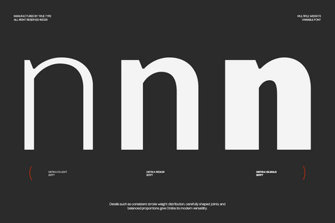 TRT Ontika Variable Sans Serif