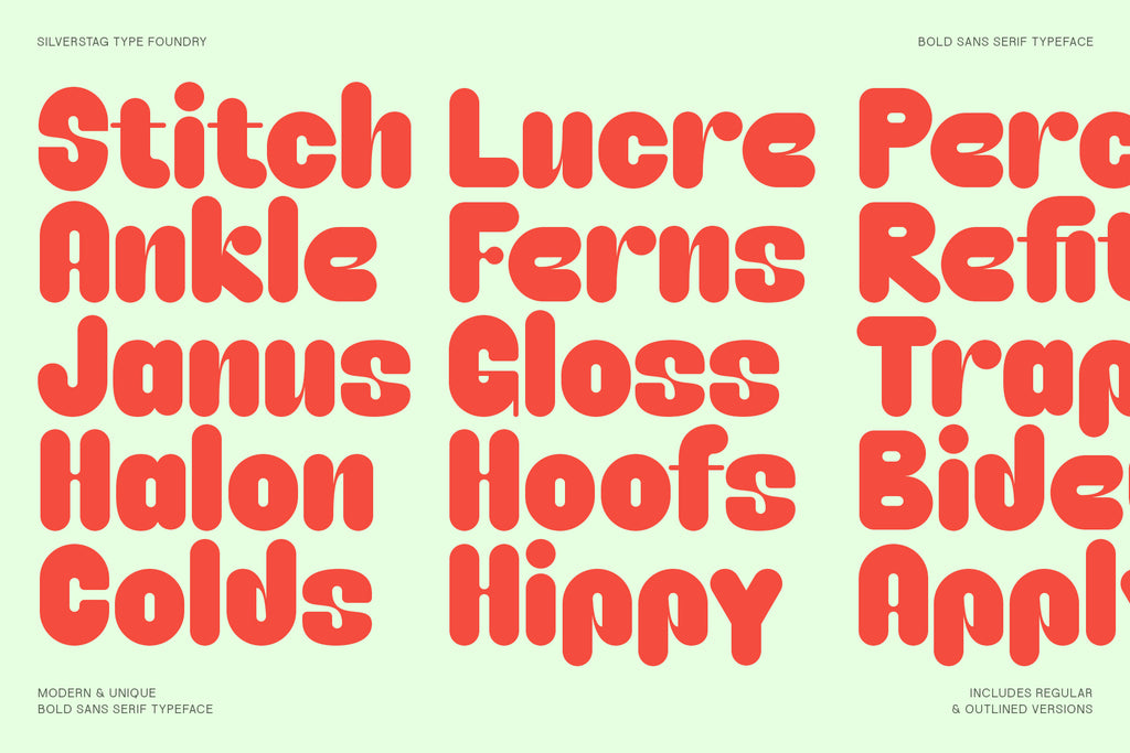 Caprifig - Bold & Rounded Typeface - Pixel Surplus