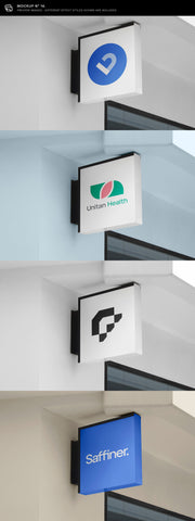 30 Signs & Facade Logo Mockups - V3