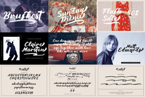 Script Font Collection Bundle