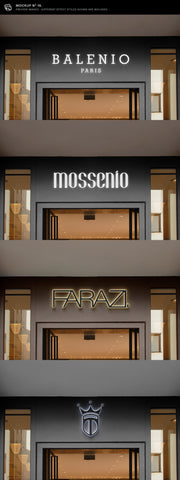 30 Signs & Facade Logo Mockups - V3