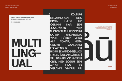 TRT Ontika Variable Sans Serif