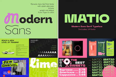 The Bestseller Sans Serif Bundle