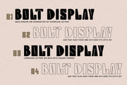 Bolt Display - Rounded Bold Sans