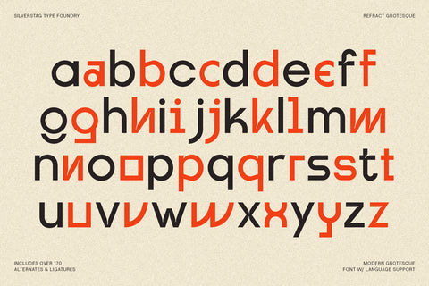 Refract - A Modern Grotesque Font