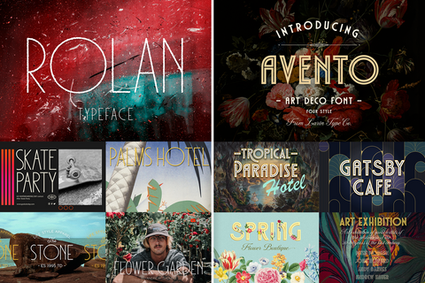 Huge Vintage Font Bundle
