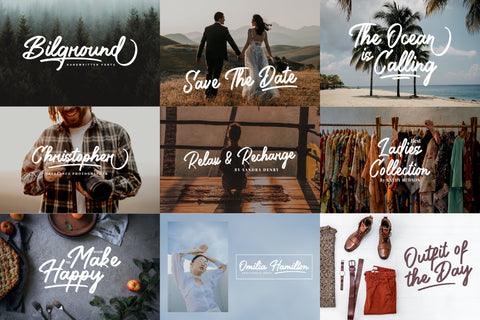 Script Font Collection Bundle