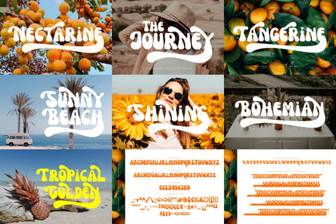 Unique & Fun Display Font Bundle