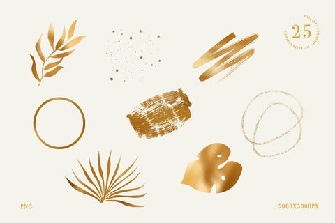 Abstract Collage Bundle 4 in 1