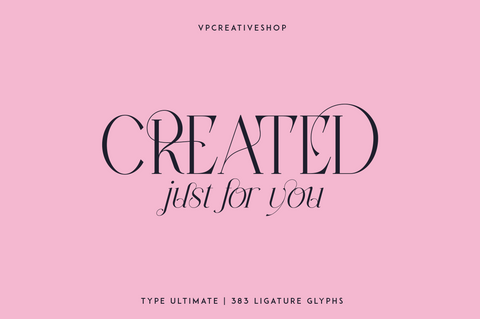 Dream Type Bundle - 4 creative fonts