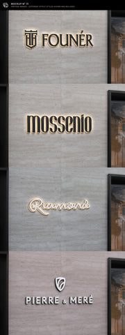 30 Signs & Facade Logo Mockups - V3