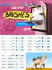 18 in 1 Procreate Brushes Bundle