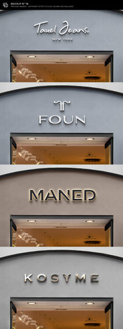 30 Signs & Facade Logo Mockups - V3