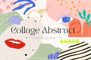 Abstract Collage Bundle 4 in 1