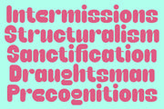 Caprifig - Bold & Rounded Typeface - Pixel Surplus